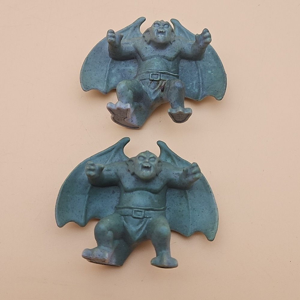 2x 1995 BURGER KING KIDS CLUB GARGOYLES ACTION FIGURES Lot Of 2